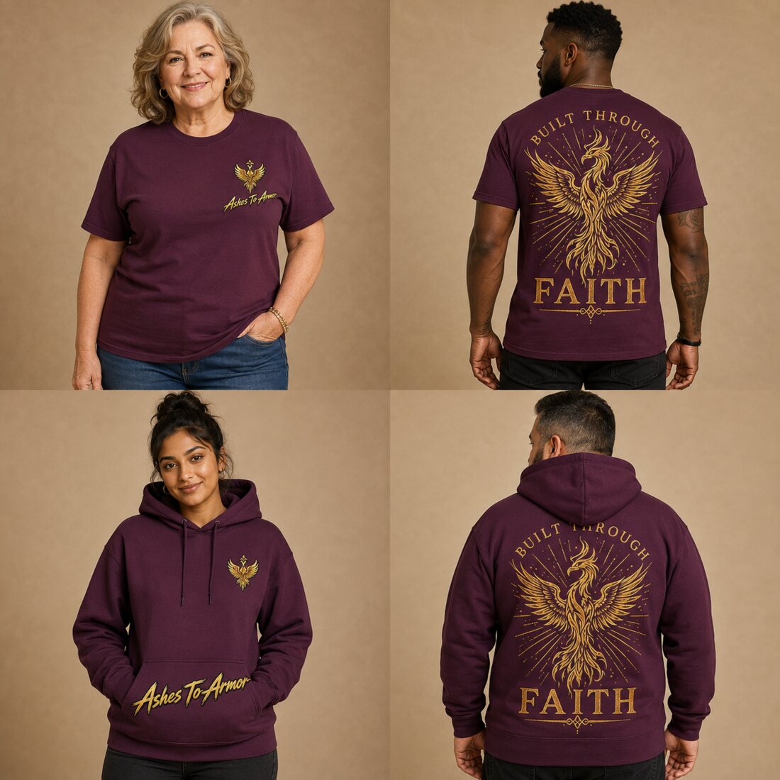 Built Through Faith Tee