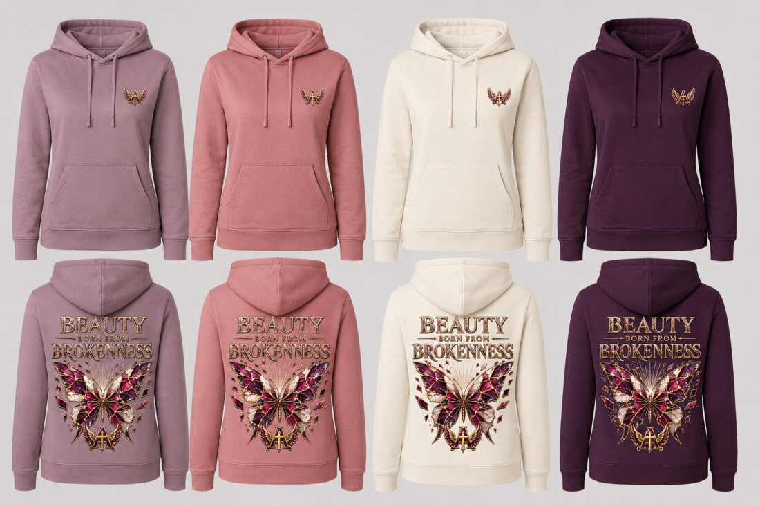 Beauty Born from Brokenness Hoodie