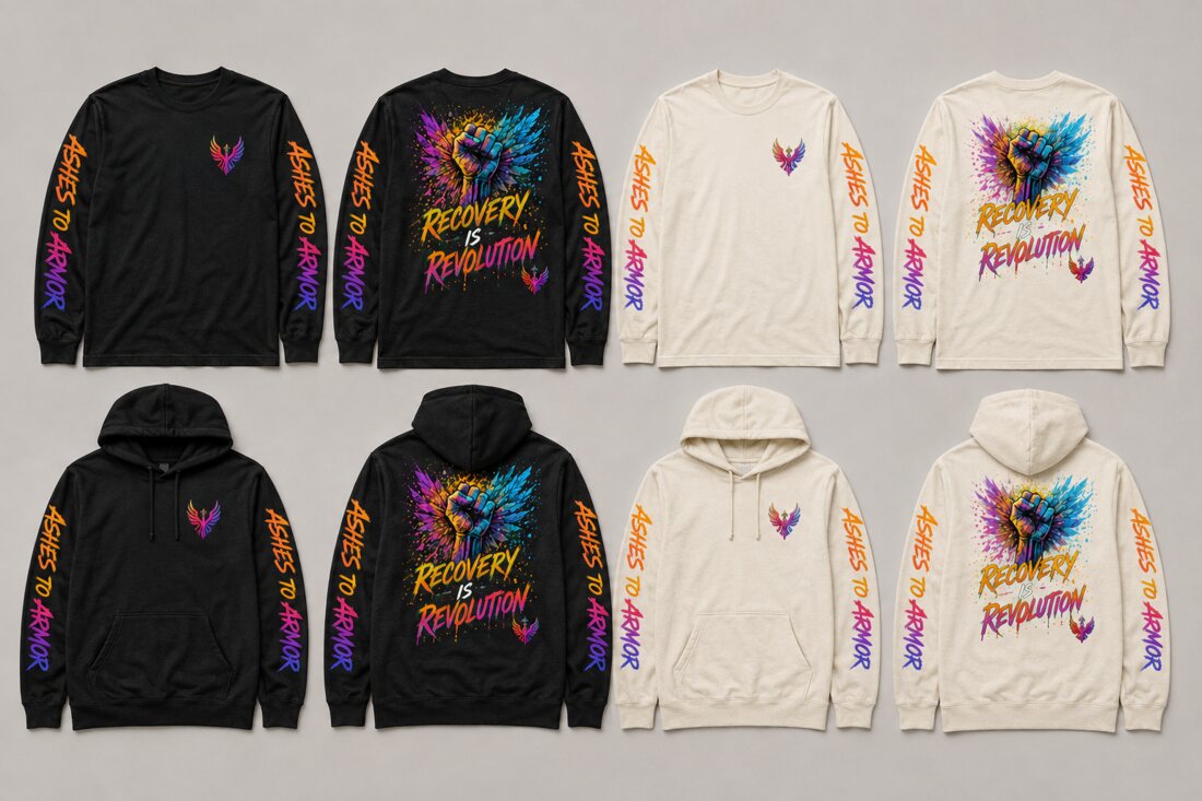 Recovery Is Revolution Long Sleeve Tee