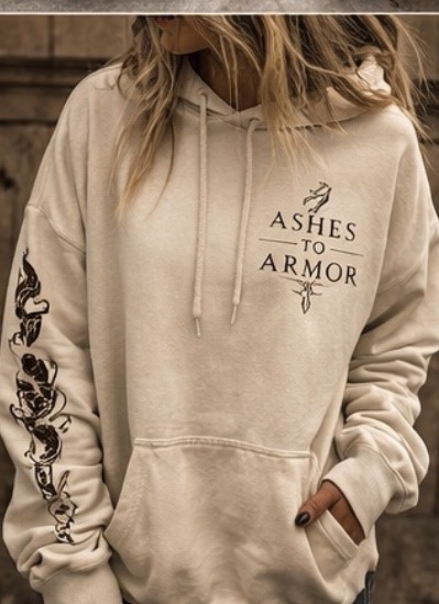 ESSENTIAL LOGO HOODIE (SAND)